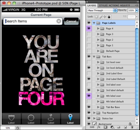 6_Pages Done iPhone Interactive Prototype Presentation to Client Print Web Interface DiY